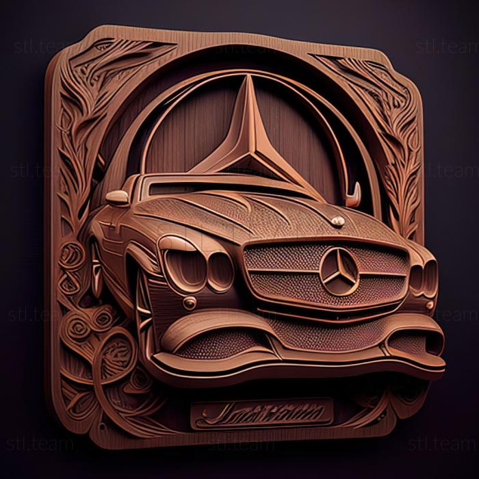3D модель Mercedes Benz W166 (STL)